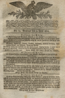 Privilegirte Schlesische Zeitung. 1826, No. 65 (5 Juni) + dod. + wkładka