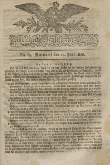 Privilegirte Schlesische Zeitung. 1826, No. 69 (14 Juni) + dod.