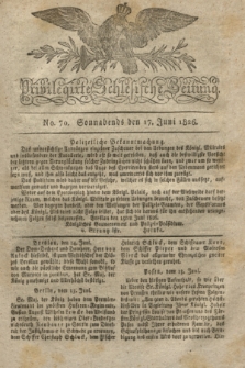 Privilegirte Schlesische Zeitung. 1826, No. 70 (17 Juni) + dod.