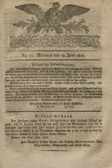 Privilegirte Schlesische Zeitung. 1826, No. 71 (19 Juni) + dod.