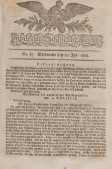 Privilegirte Schlesische Zeitung. 1826, No. 87 (26 Juli) + dod. + wkładka