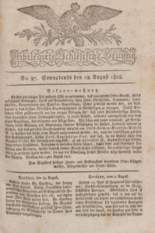 Privilegirte Schlesische Zeitung. 1826, No. 97 (19 August) + dod.