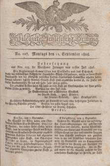 Privilegirte Schlesische Zeitung. 1826, No. 107 (11 September) + dod.