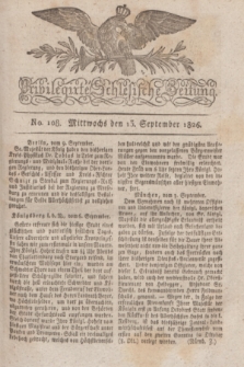 Privilegirte Schlesische Zeitung. 1826, No. 108 (13 September) + dod.