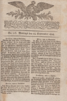 Privilegirte Schlesische Zeitung. 1826, No. 113 (25 September) + dod.