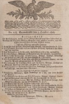 Privilegirte Schlesische Zeitung. 1826, No. 118 (7 October) + dod. + wkładka