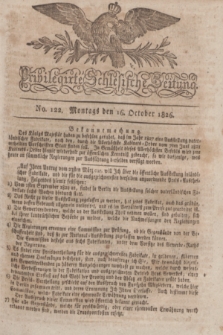 Privilegirte Schlesische Zeitung. 1826, No. 122 (16 October) + dod.