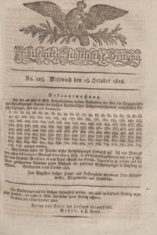 Privilegirte Schlesische Zeitung. 1826, No. 123 (18 October) + dod. + wkładka