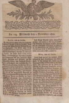 Privilegirte Schlesische Zeitung. 1826, No. 129 (1 November) + dod.