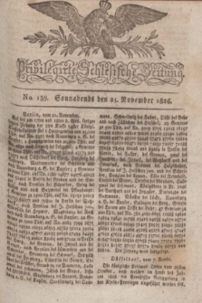 Privilegirte Schlesische Zeitung. 1826, No. 139 (25 November) + dod.
