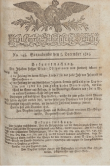 Privilegirte Schlesische Zeitung. 1826, No. 145 (9 December) + dod.