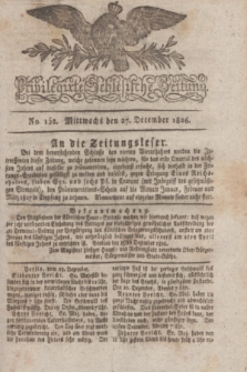Privilegirte Schlesische Zeitung. 1826, No. 152 (27 December) + dod.
