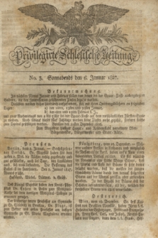 Privilegirte Schlesische Zeitung. 1827, No. 3 (6 Januar) + dod.