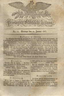 Privilegirte Schlesische Zeitung. 1827, No. 10 (22 Januar) + dod.