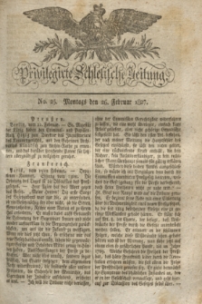 Privilegirte Schlesische Zeitung. 1827, No. 25 (26 Februar) + dod.