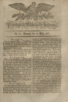 Privilegirte Schlesische Zeitung. 1827, No. 34 (19 März) + dod.