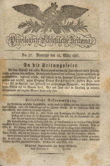 Privilegirte Schlesische Zeitung. 1827, No. 37 (26 März) + dod.