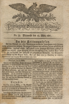 Privilegirte Schlesische Zeitung. 1827, No. 38 (28 März) + dod. + wkładka