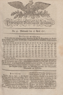 Privilegirte Schlesische Zeitung. 1827, No. 46 (18 April) + dod.