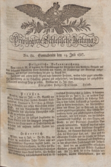 Privilegirte Schlesische Zeitung. 1827, No. 82 (14 Juli) + dod.