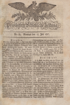 Privilegirte Schlesische Zeitung. 1827, No. 83 (16 Juli) + dod.