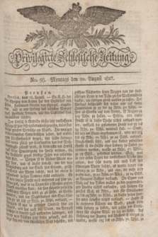 Privilegirte Schlesische Zeitung. 1827, No. 98 (20 August) + dod.