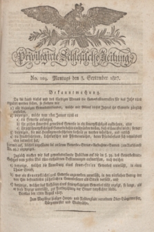 Privilegirte Schlesische Zeitung. 1827, No. 104 (3 September) + dod.