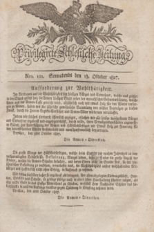Privilegirte Schlesische Zeitung. 1827, Nro. 121 (13 Oktober) + dod.