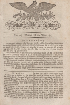 Privilegirte Schlesische Zeitung. 1827, Nro. 125 (22 Oktober) + dod. + wkładka