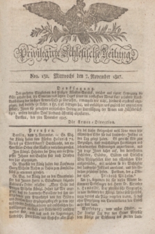 Privilegirte Schlesische Zeitung. 1827, Nro. 132 (7 November) + dod.