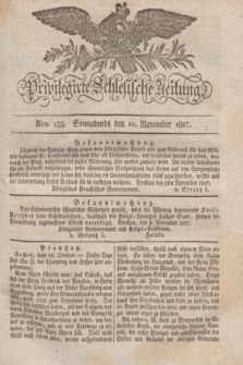 Privilegirte Schlesische Zeitung. 1827, Nro. 133 (10 November) + dod.