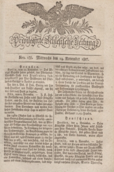 Privilegirte Schlesische Zeitung. 1827, Nro. 135 (14 November) + dod. + wkładka