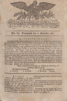 Privilegirte Schlesische Zeitung. 1827, Nro. 136 (17 November) + dod.