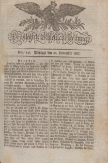 Privilegirte Schlesische Zeitung. 1827, Nro. 140 (26 November) + dod.