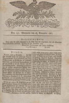 Privilegirte Schlesische Zeitung. 1827, Nro. 141 (28 November) + dod. + wkładka