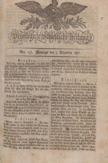 Privilegirte Schlesische Zeitung. 1827, Nro. 143 (3 Dezember) + dod. + wkładka