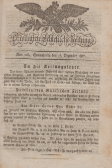 Privilegirte Schlesische Zeitung. 1827, Nro. 148 (15 Dezember) + dod.