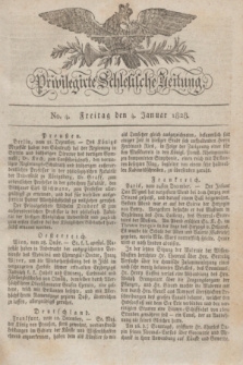 Privilegirte Schlesische Zeitung. 1828, No. 4 (4 Januar) + dod.