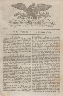 Privilegirte Schlesische Zeitung. 1828, No. 7 (8 Januar) + dod.