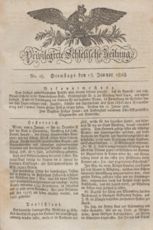 Privilegirte Schlesische Zeitung. 1828, No. 13 (15 Januar) + dod.