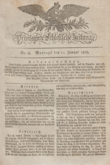 Privilegirte Schlesische Zeitung. 1828, No. 18 (21 Januar) + dod.