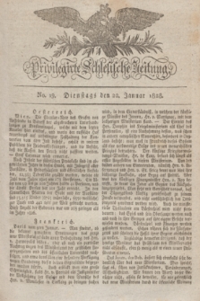Privilegirte Schlesische Zeitung. 1828, No. 19 (22 Januar) + dod.