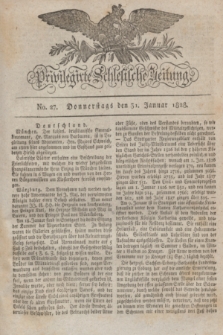 Privilegirte Schlesische Zeitung. 1828, No. 27 (31 Januar) + dod.