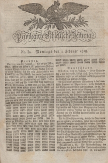 Privilegirte Schlesische Zeitung. 1828, No. 30 (4 Februar) + dod.