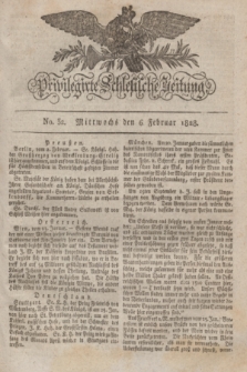 Privilegirte Schlesische Zeitung. 1828, No. 32 (6 Februar) + dod.