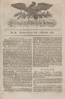 Privilegirte Schlesische Zeitung. 1828, No. 33 (7 Februar) + dod.