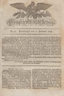 Privilegirte Schlesische Zeitung. 1828, No. 37 (12 Februar) + dod.
