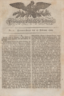 Privilegirte Schlesische Zeitung. 1828, No. 51 (28 Februar) + dod.