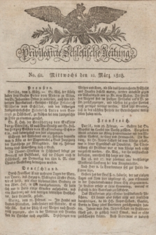 Privilegirte Schlesische Zeitung. 1828, No. 62 (12 März) + dod.