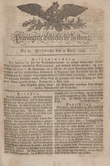 Privilegirte Schlesische Zeitung. 1828, No. 84 (9 April) + dod.